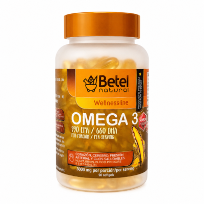 BETEL OMEGA 3 BOTE 90 SOFTGELS