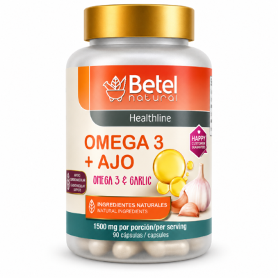 BETEL OMEGA 3 CON AJO BOTE 90 CAPS