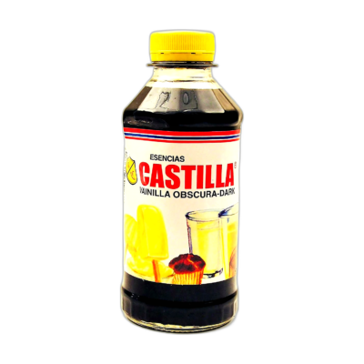 CASTILLA ESENCIA SABOR VAINILLA OSCURA BOTE 8.6 oz