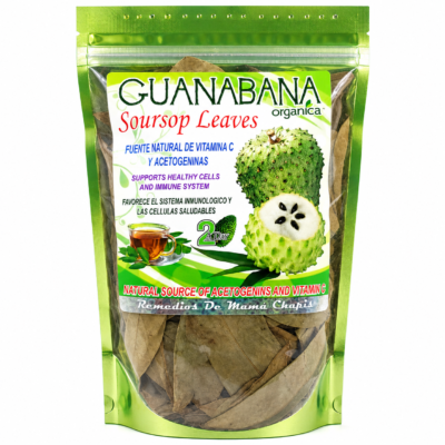 CHAPIS HOJAS DE GUANABANA ORGANICA BOLSA GRANDE 2.42 OZ