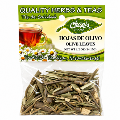 CHAPIS HOJAS DE OLIVO BOLSA .5 oz