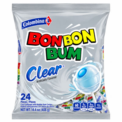COLOMBINA BON BON BUM CLEAR 24 UNI