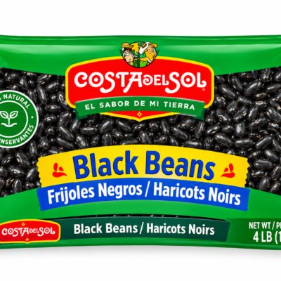 COSTA DEL SOL FRIJOL NEGRO BOLSA 4 Lbs