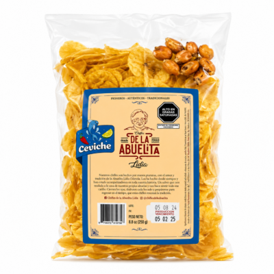 DE LA ABUELITA CHIFLES DE CEVICHE BOLSA 8.8 oz