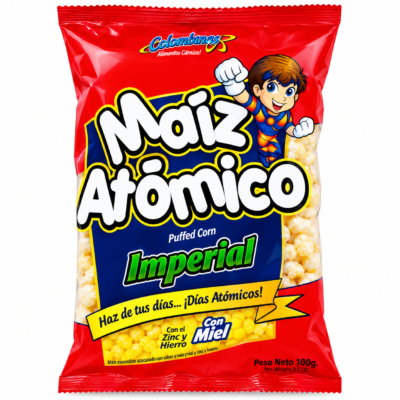 FORTE GOLPE MAIZ ATOMICO IMPERIAL ROJO BOLSA 4.4 oz