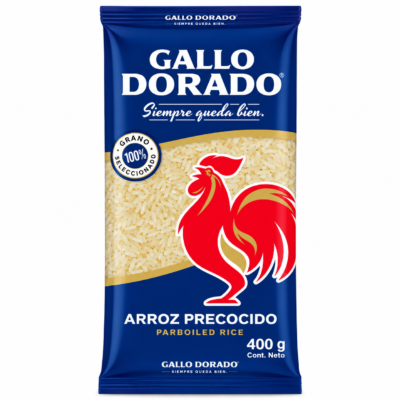 GALLO DORADO ARROZ PRECOCIDO BOLSA 14 oz