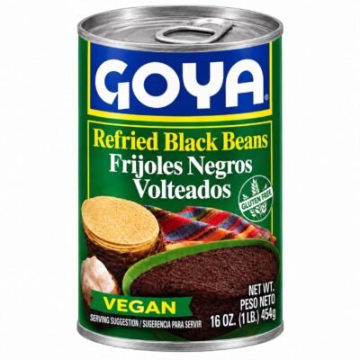 GOYA FRIJOL NEGRO REFRITOS EN LATA 16 oz