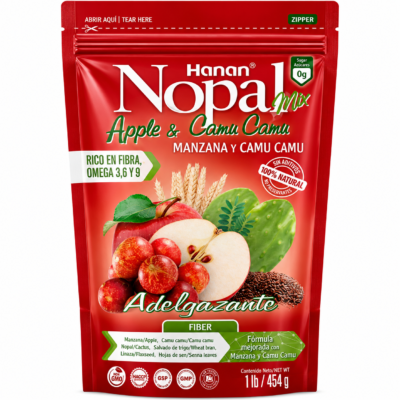 HANAN NOPAL MIX CAMU Y MANZANA DOYPACK 1 Lb