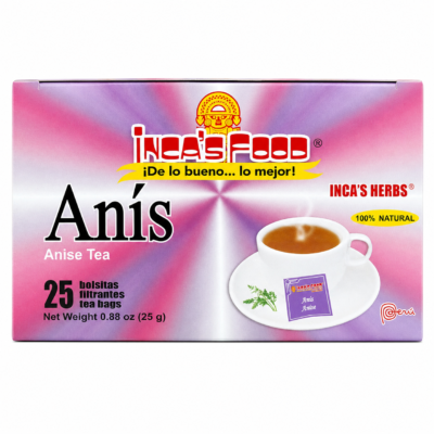 INCAS FOOD TE DE ANIS CAJA 25 BOLSAS