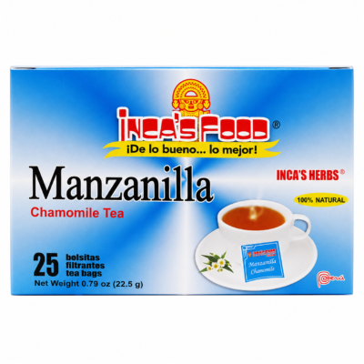 INCAS FOOD TE DE MANZANILLA CAJA 25 BOLSAS