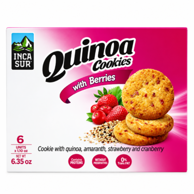 INCASUR GALLETA QUINOA Y BERRIES CAJA 6.3 oz