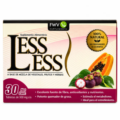 LESS LESS PIERDE PESO CAJA 30 CAPS