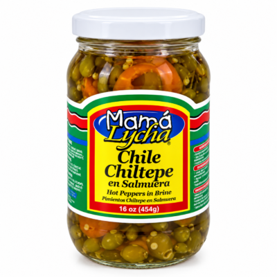 MAMA LYCHA CHILE CHILTEPE EN SALMUERA FRASCO 16 oz