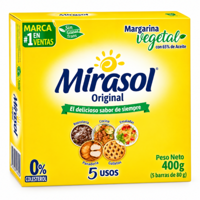 MARGARINA MIRASOL BARRA CAJA 14.1 oz
