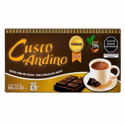 CUSCO ANDINO PASTA FINA DE CACAO CAJA 2.82 OZ