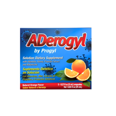 ADEROGYL BY PROGYL SABOR NARANJA CAJA 5 VIALS