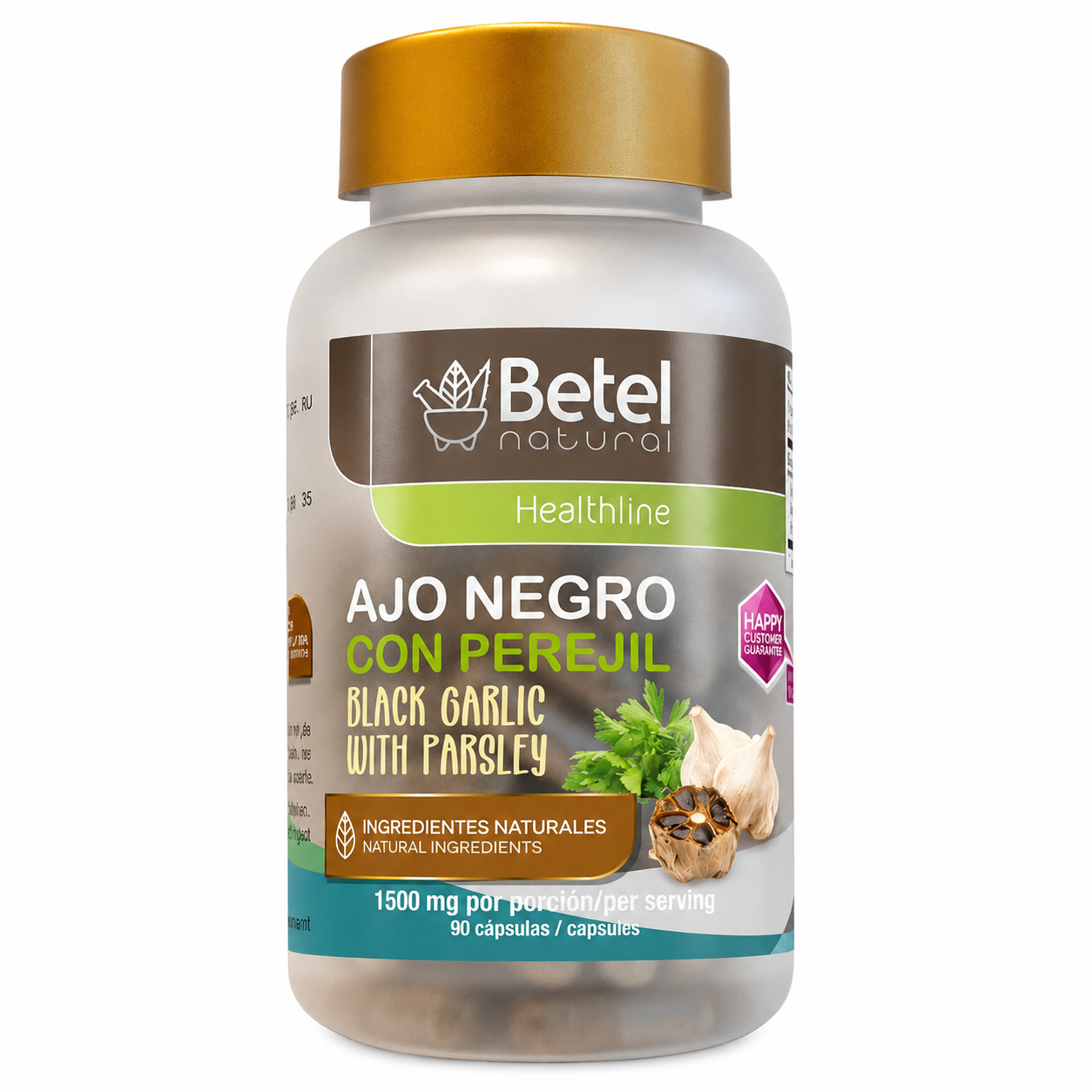 BETEL AJO NEGRO CON PEREJIL BOTE 90 CAPS