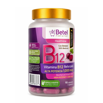BETEL VITAMINA B12 CON BETABEL BOTE 90 CAPS