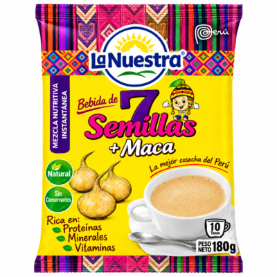 LA NUESTRA 7 SEMILLA CON MACA BOLSA 180 G