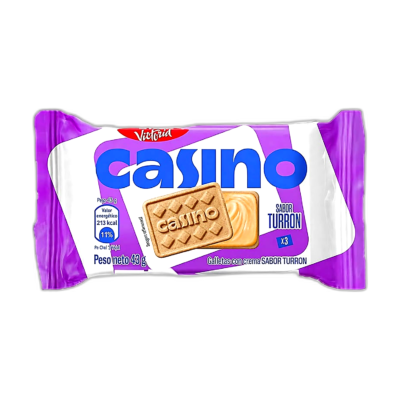 CASINO GALLETA SABOR A TURRON BOLSA 6 UNI