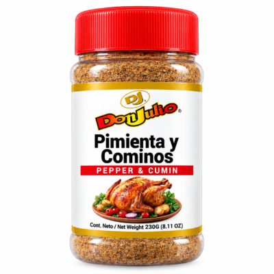 DON JULIO PIMIENTA Y COMINO JUMBO BOTE 230G