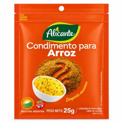 ALICANTE CONDIMENTO PARA ARROZ 25G