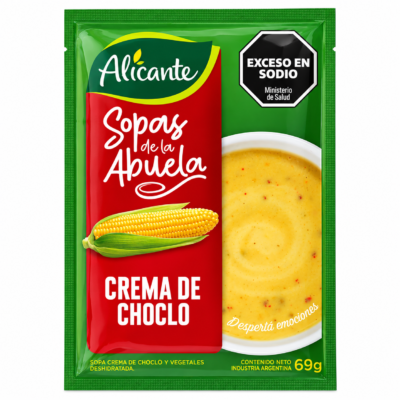 ALICANTE SOPAS DE LA ABUELA CREMA DE CHOCLO BOLSA 69G