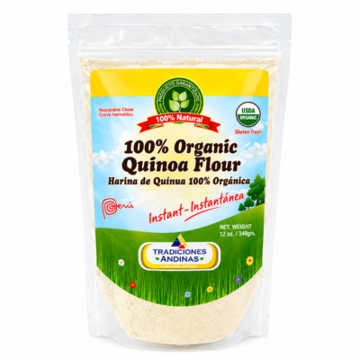 TRADICIONES ANDINAS HARINA DE QUINUA BOLSA 12oz