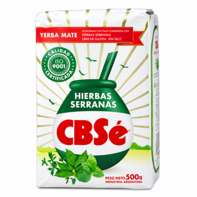 YERBA MATE CBSE HIERBAS SERRANAS BOLSA 500G