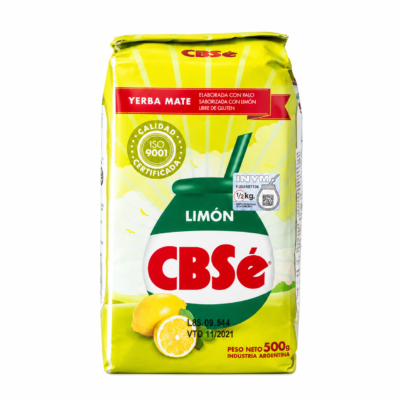 YERBA MATE CBSE LIMON BOLSA 500G