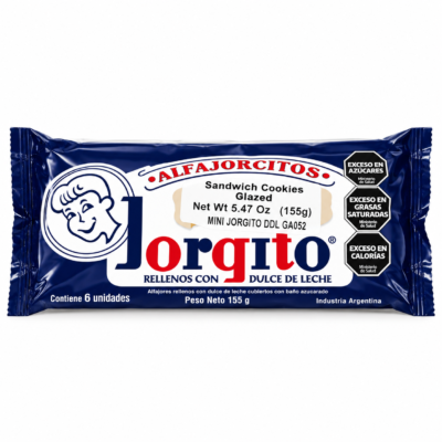 JOGITO ALFAJORCITOS RELLENOS CON DULCE DE LECHE BOLSA 155 g