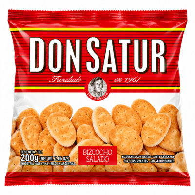 DON SATUR BIZCOCHO DULCE BOLSA 200 g