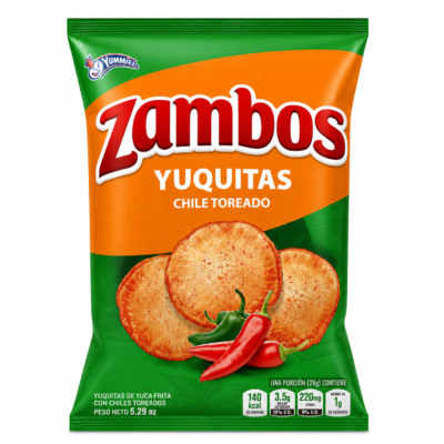 ZAMBOS YUQUITAS CON CHILE TOREADO BOLSA 5.29 oz